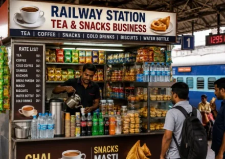 Railway Station Tea & Snacks Business