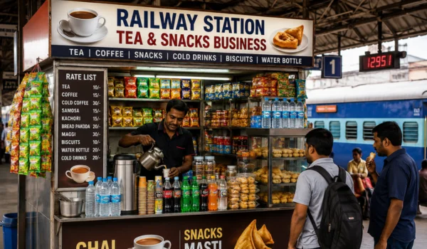 Railway Station Tea & Snacks Business